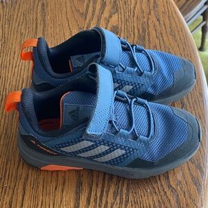 Adidas Kids' Navy and Orange Sneakers
